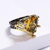New Jewelry Retro Fashion Personality Ring Exotic Inlaid Gold Ring