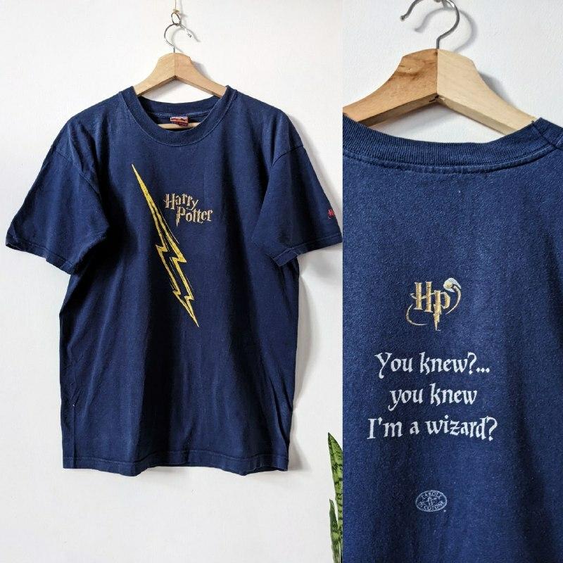 Vintage Harry Potter T-Shirt 2001 Merch Movie