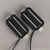 FLEOR Комплект звукоснимателей Humbucker с горячими двойными рельсами для грифа и бриджа, для электрогитары, Белый/Черный