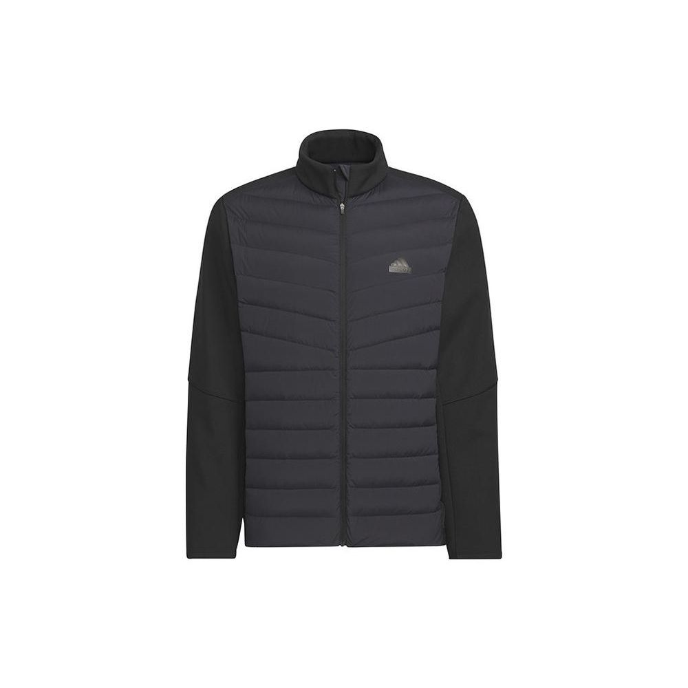 Adidas 650 Fill Solid Color Logo Stand воротник длинный рукав пуховик мужской верхняя одежда черный IW0786