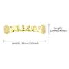 Punk Rhinestone Tooth Caps Removable Charm Teeth Grillz Gift Men Women Jewelry  Party Cosplay