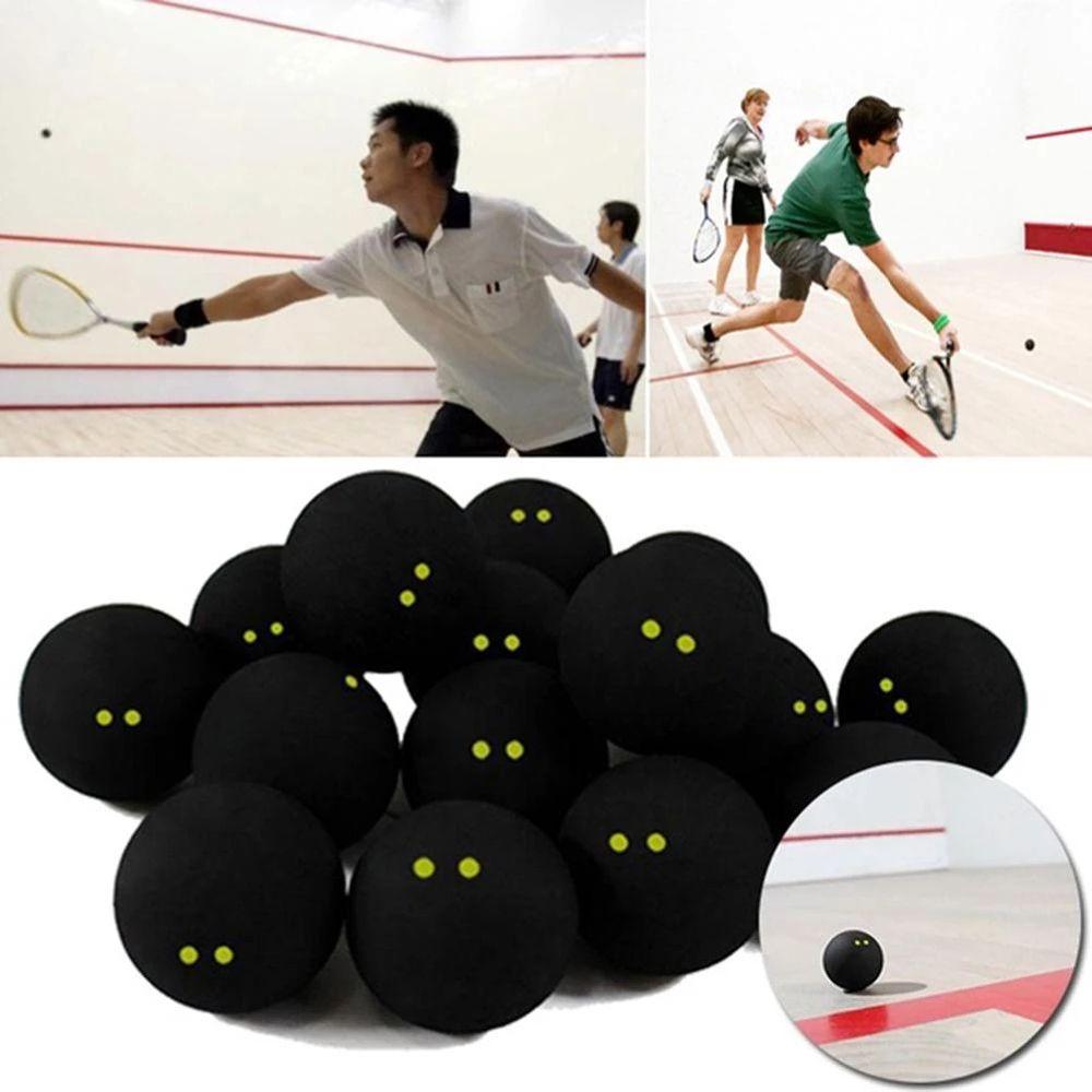 Dot Rubber Balls Competition Squash Two-Yellow Dots Squash Ball Low Speed Ball Training Squash Ball