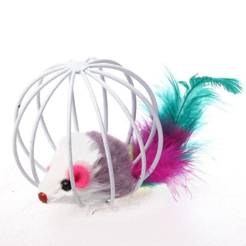 Популярная новая игрушка для кошек, мышка, мячик, милый подарок для котенка, забавные игрушки для игр, мышка, мячик, лучший подарок для