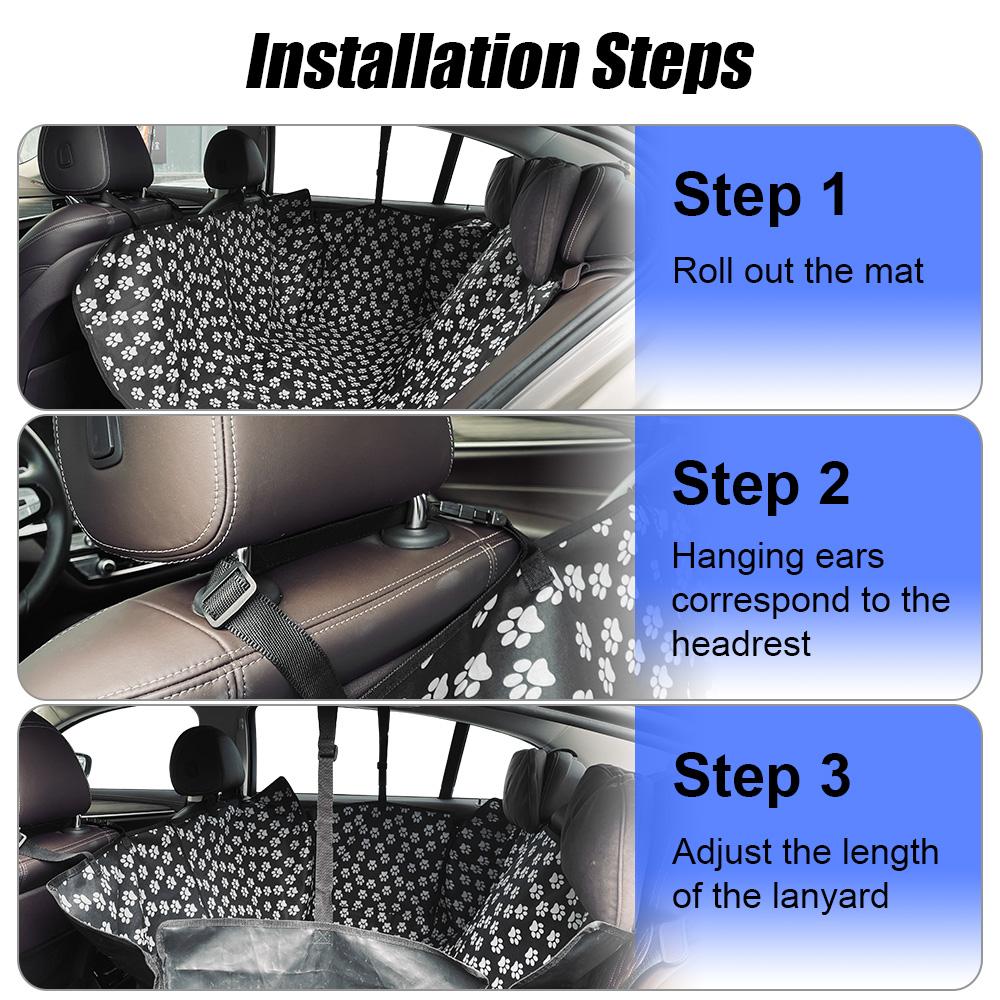 Переноска для собак и домашних животных, чехол на заднее сиденье автомобиля, коврики, подушка для кошек и собак, водонепроницаемая подушка для сиденья, протектор