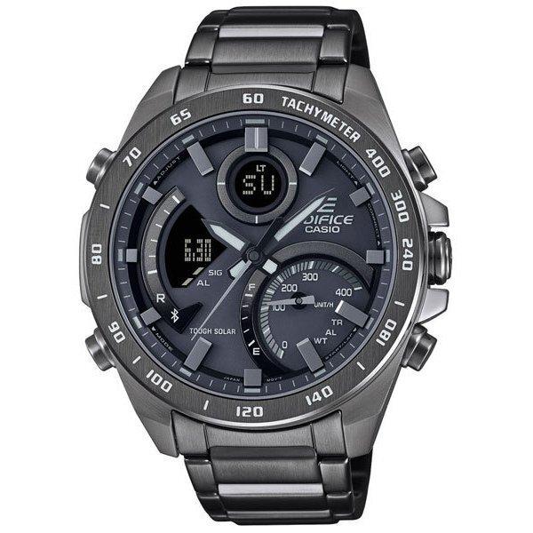 Casio EDIFICE Солнечный Хронограф Часы со Связью со Смартфоном с Bluetooth ECB-900MDC-1ADR