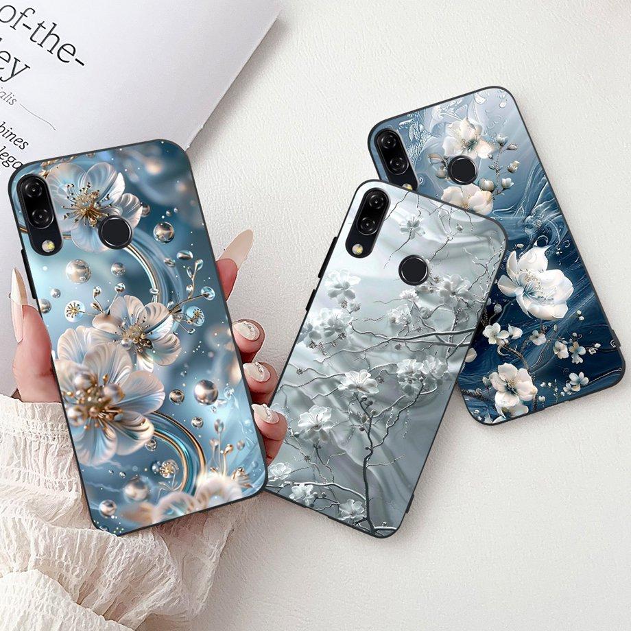 Luxury Matte Silicone Soft Case For ASUS ZENFONE 5 8 3 ZE620KL ZE520KL ZB602KL ZB601KL ZS590KL Capa Flower Loving Heart Funda