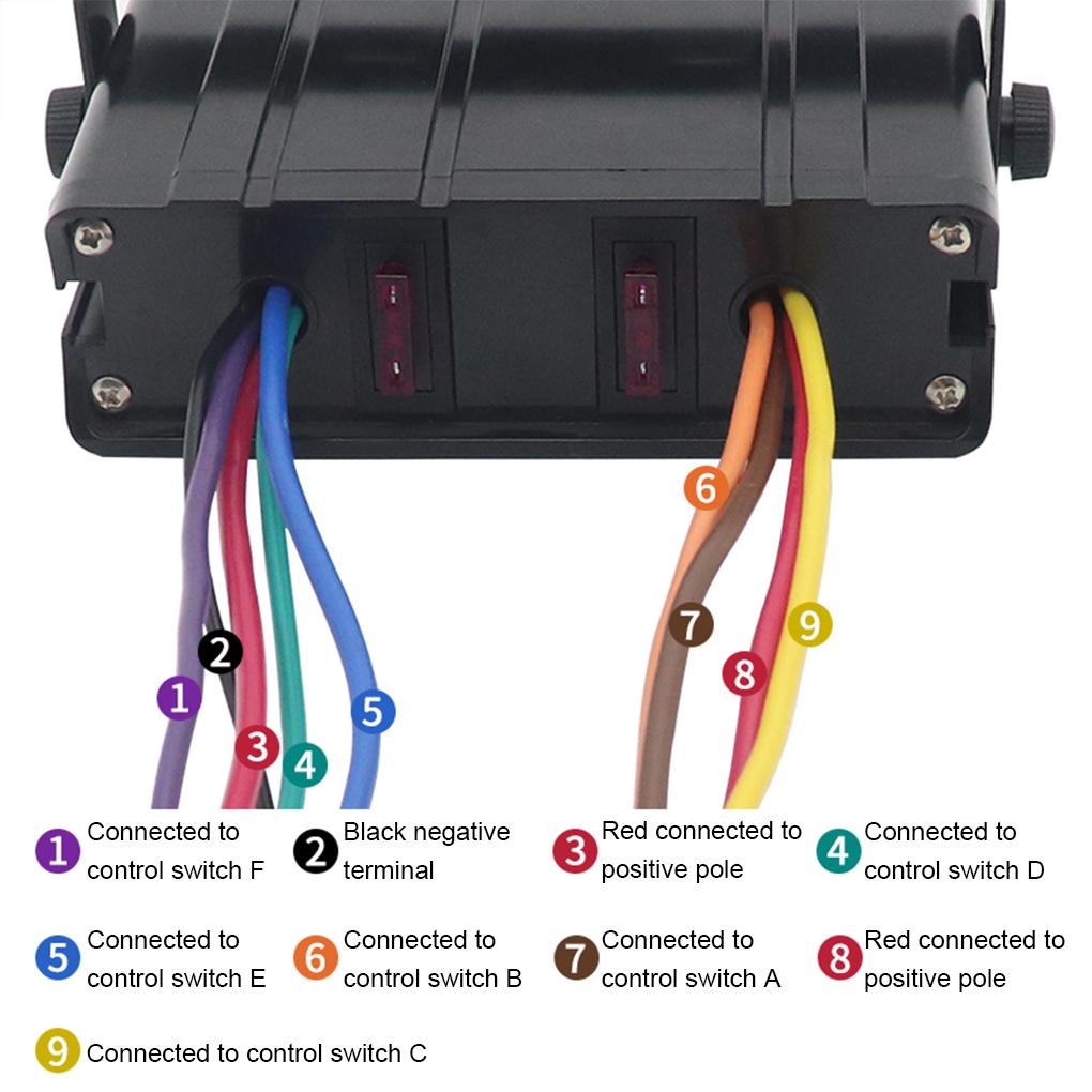 6-клавишный переключатель с тумблером SPST Панель тумблерных переключателей Панель переключателей Панель переключателей 12 В Панель переключателей
