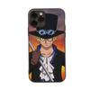 WD29 One Piece Sabo Ace Black Sofe Case for iPhone 16 15 Plus 14 13 Pro 8 SE XR XS Max P30 Nova 5T Y5P Y6 Y7 Y8P Y9 Realme C30 C33 C31 VIVO Y36 V27