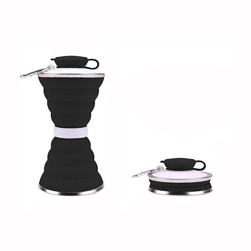 Silicone Folding Cups Travel Athletic Water Bottles Outdoor Activity Folding Cups Childrens Telescopic Cups Compressed Water Bottles