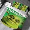S-Shrek Cartoon Funny Duvet Cover Set Bedding Set Kids Boy Girl Bedroom Decoration 3piece set Student Bedroom Decoration Gift