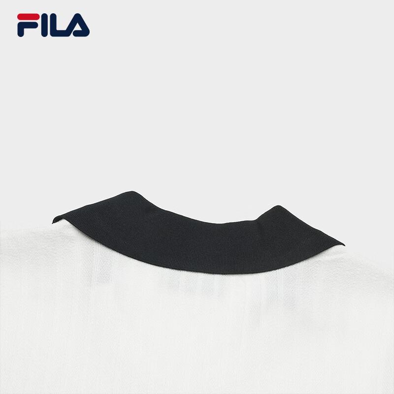 Fila Женский вязаный топ с V-образным вырезом и коротким рукавом