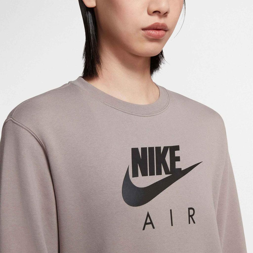 Nike Толстовки Женские Хаки Круглый вырез Умеренный Обычный BV5135-218