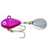 Bass Sinking Vibration Sequin Rotate Wobblers Crankbaits Metal Fishing Bait VIB Lure Treble Hook