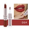Christmas Lipstick - - Double Head Long Lasting Matte Bean Paste Color Matte Lip Gloss Tint, 02