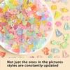 50PCS Mini Resin Animals Variety Pack, Random Assorted Tiny Resin Animal Figurines Glow in the Dark for Fairy Garden Accessories, Aquarium and Micro