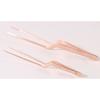 Kanda Tongs, Serving Chopsticks, Chef Tongs, Made In Japan, Ideal for Japanese Cuisine, Desserts, and Chinese Food, 19cm, Pink Gold, 083293