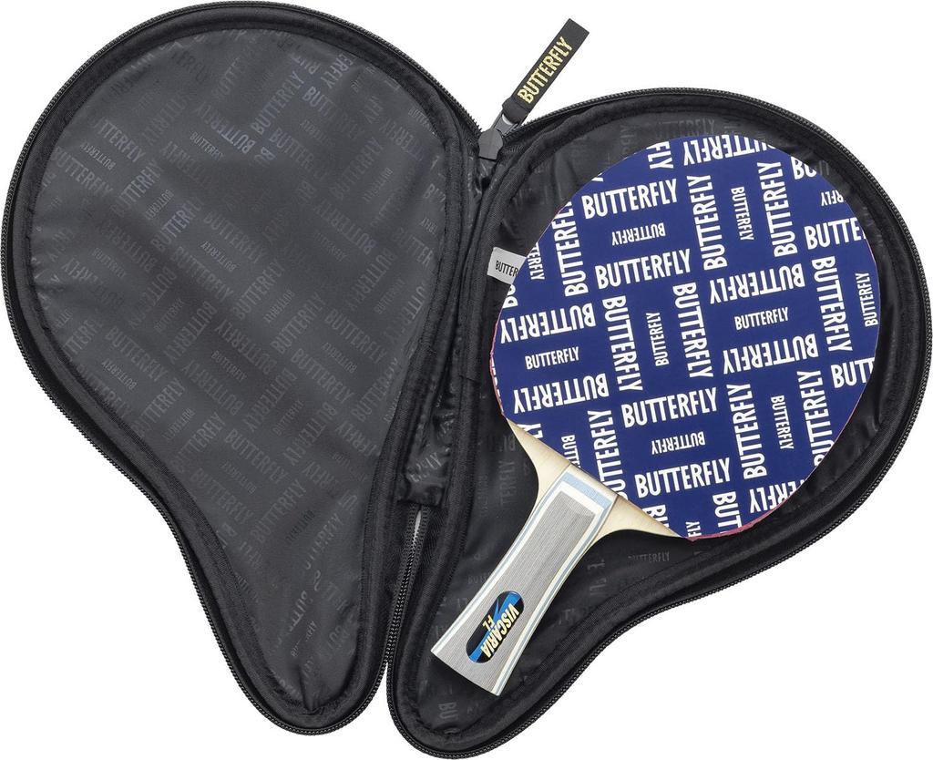 Чехол для ракетки для настольного тенниса Чехол вмещает 1 ракетку 63410 Silver [Butterfly] YT Full