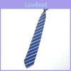 Мужской Детский Полосатый Галстук на Молнии для Официальных Церемоний