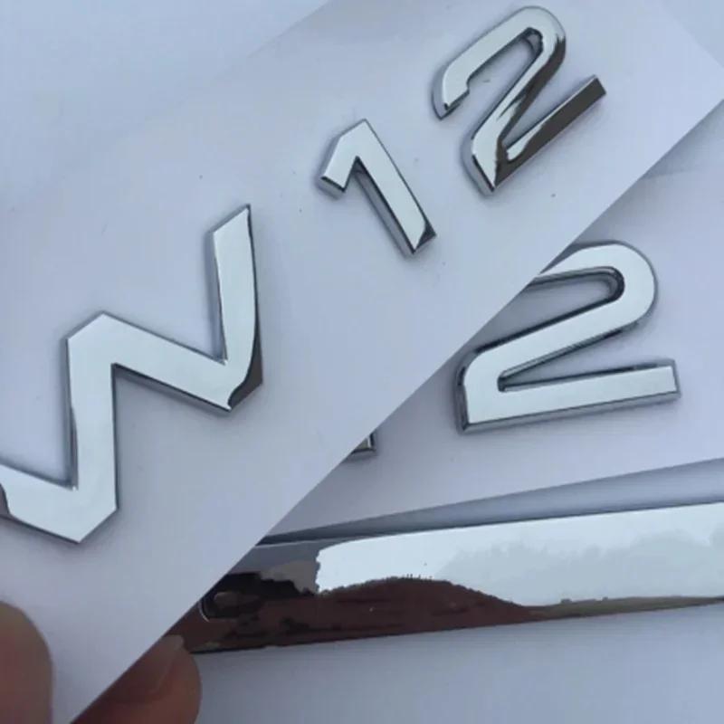 ABS Car Body Emblem Sticker Rear Trunk Badge for 4EIY W12 A4 A5 Q3 A6 TT SLINE A3 A7 A8 RS4 Q5 Q7 S4 S5 S6 RS7 RS8 Accessories