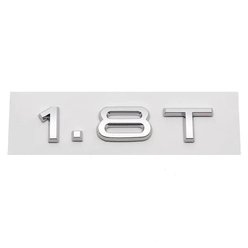 3D ABS Letters Car Styling Rear Trunk Badge 1.8T 2.0T 3.0T Emblem Logo For Audi A3 A4 A5 A6 A7 A8 Q2 Q3 Q5 Q7 Q8 Car Accessories