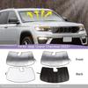 Подходит для Jeep Grand Cherokee 2022 года и выше, автомобильный передний солнцезащитный козырек на лобовое стекло, складной солнцезащитный козырек, аксессуары для интерьера автомобиля, 1 шт.