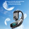 Rotatable Wireless Bluetooth Headphones With Digital Display Open-Ear Business Bone Conduction Clip-On Headphones