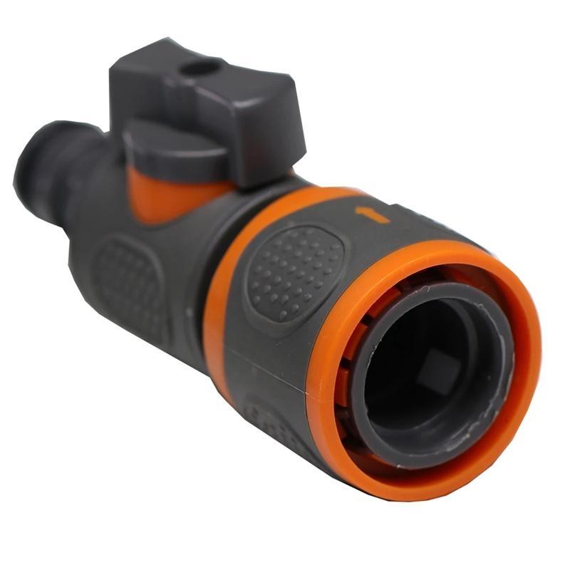 1 шт. садовый шланг, быстрый разъем, запорный клапан 16 мм, 1/2 дюйма, 3/4 дюйма, переходник для домашнего полива, ирригационной муфты, фитинги для мойки автомобиля