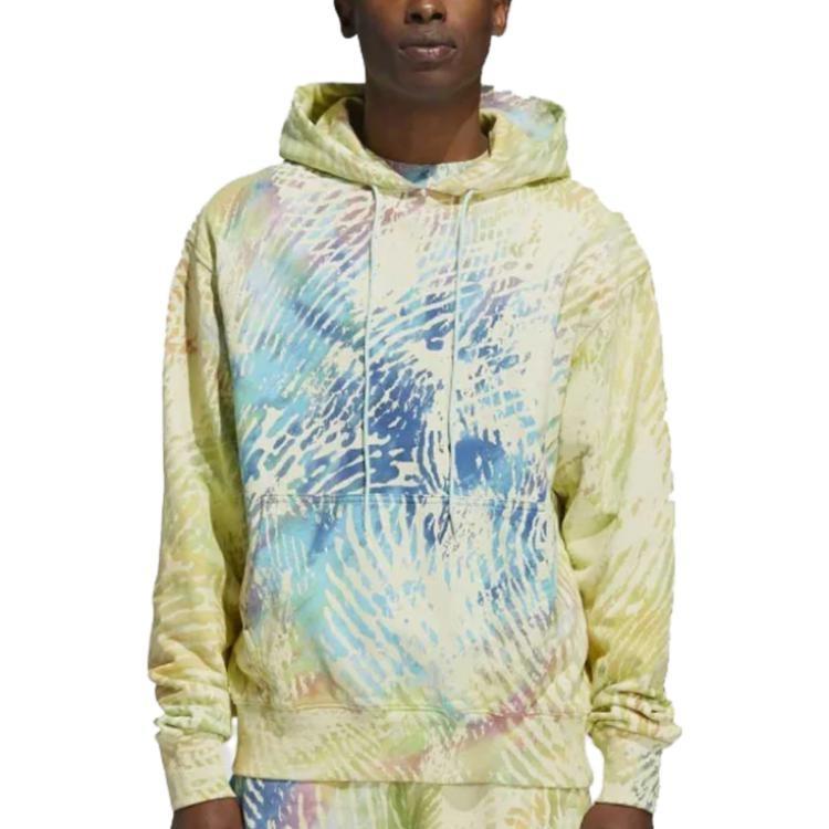 adidas x Pharrell BB Hoodie 'Yellow Blue' Men's GD3659