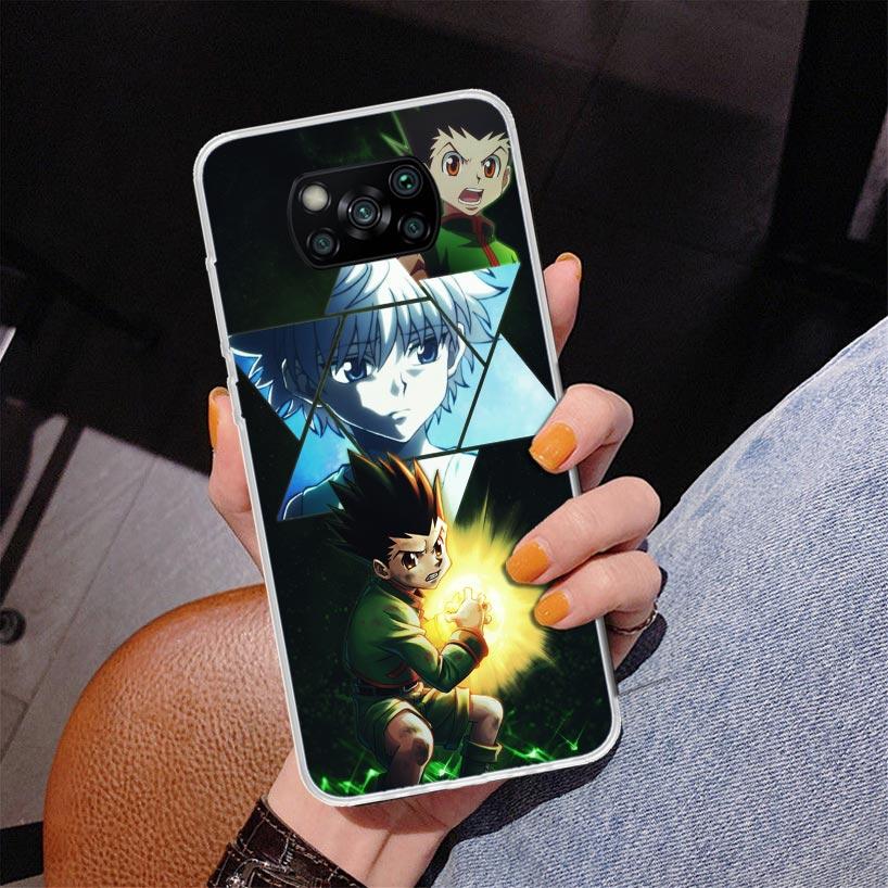 Hunter X Anime Phone Case For Xiaomi Poco X7 X6 X5 Pro F7 Ultra Redmi 15C 15 13C 13 12C 12 10 10A 10C 9 9A 9C 9T Cover Poco X7 X