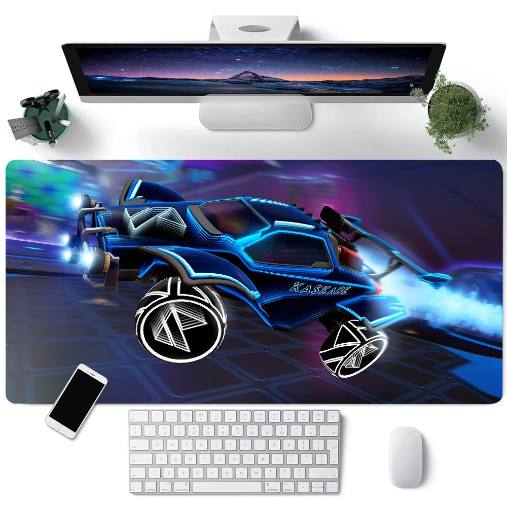 Коврик для мыши Rocket League Sideswipe Большой коврик для клавиатуры и стола Игровой коврик для мыши Заблокированный край Нескользящий коврик