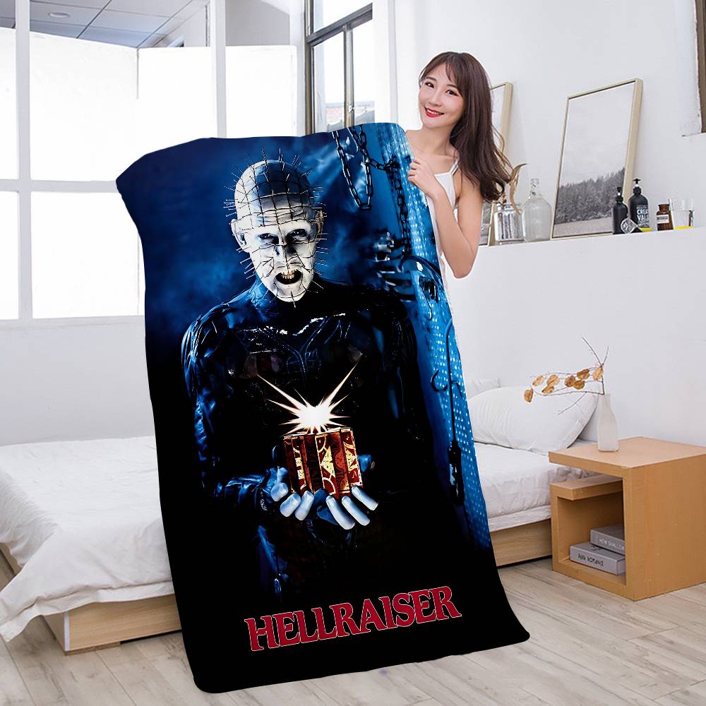 Классическое пляжное полотенце из фильма ужасов «Хеллрайзер» H-Hellraiser, разноцветные банные полотенца для девочки, из микрофибры, быстросохнущее, без песка, для пляжа, йоги, спа