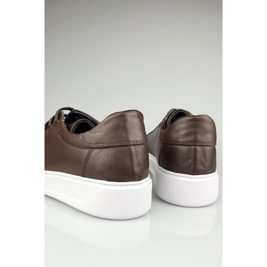 Мужская повседневная спортивная обувь из натуральной кожи, кроссовки