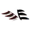 1Pair Car Black Carbon Pattern Rear Bumper Splitter Spoilers Canard for Mercedes Benz W176 A200 A250 A260 A45 AMG Car Styling