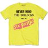 Sex Pistols Never Mind The Bollocks Официальный мерч Хлопковая футболка 100% Мужские футболки Топ M/L/XL/2XL НОВЫЙ-