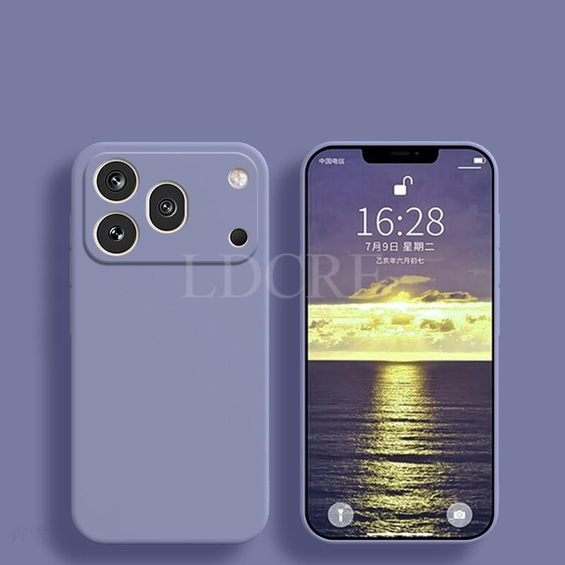 Чехол для Honor 600 Pro Жидкий силикон Официальная крышка Чехол для Honor 600 Pro ТПУ Обычная резиновая защитная крышка Чехол для Honor 600 Pro