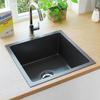 VidaXL Handmade Kitchen Sink Inset Sink Rectangular Sink Bowl Sink Home Interior Sturdy Resistant 145083