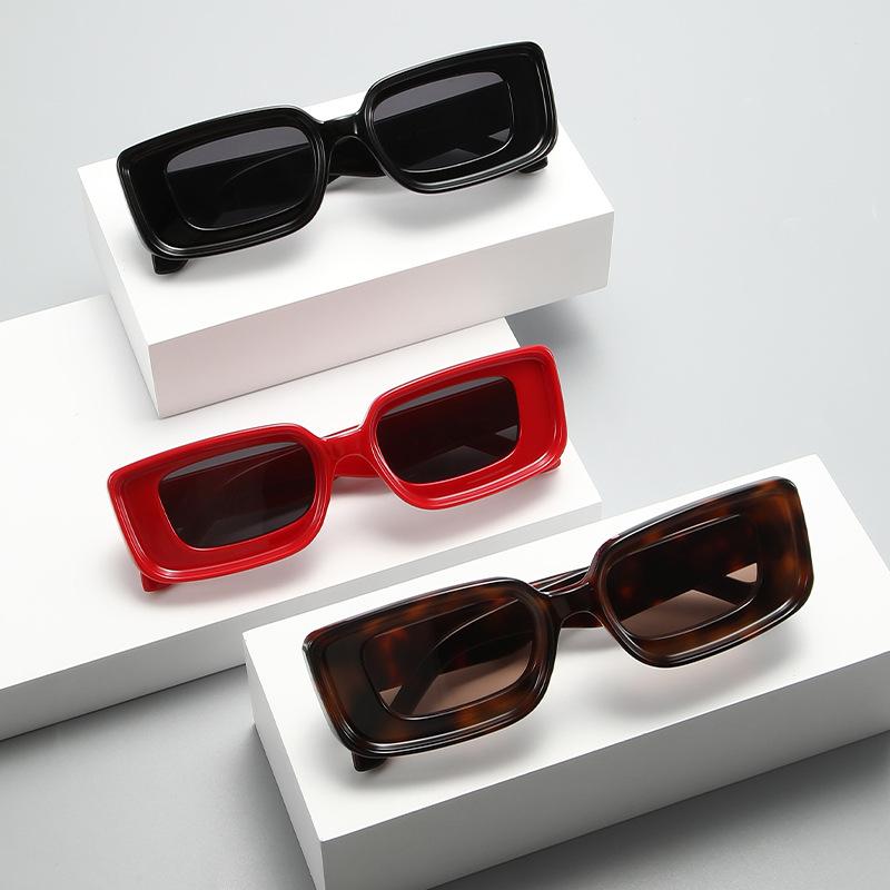 Маленькие солнцезащитные очки в коробочке, женские индивидуальные модные солнцезащитные очки в коробочке, мужские вогнутые очки