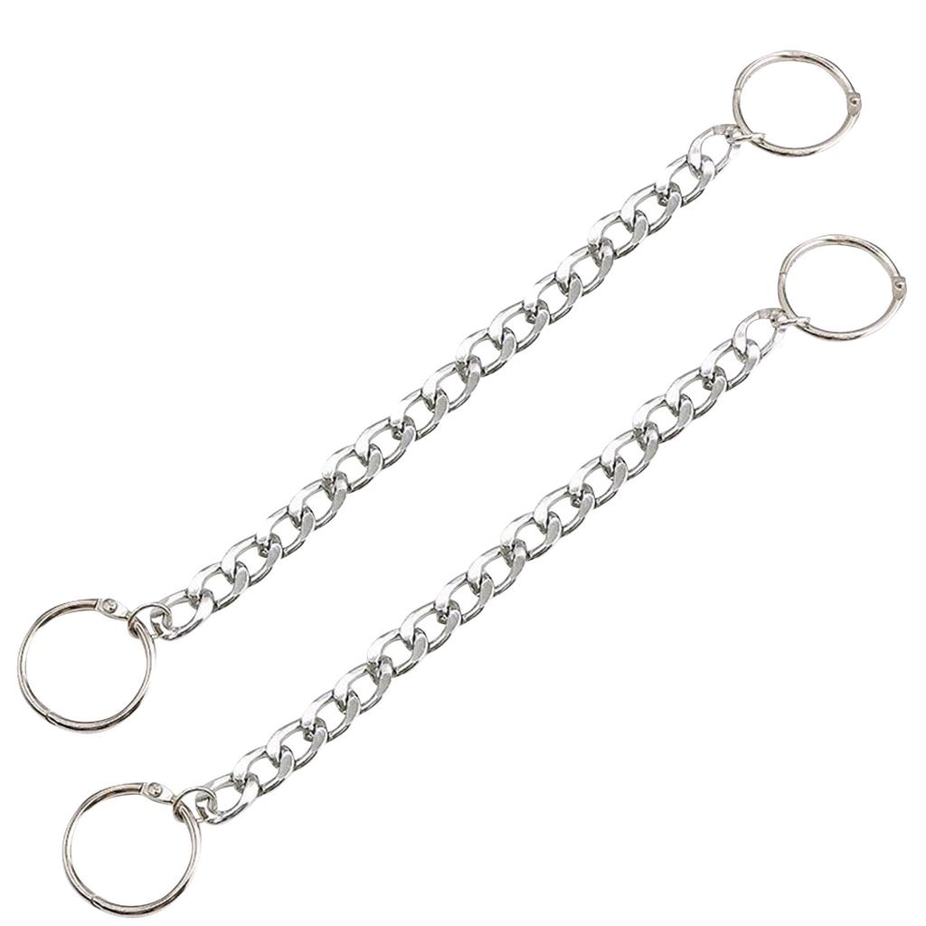 Цепочки для украшения обуви, блестящая металлическая цепочка для подростков, мужчин, женщин, взрослых, аксессуары для обуви