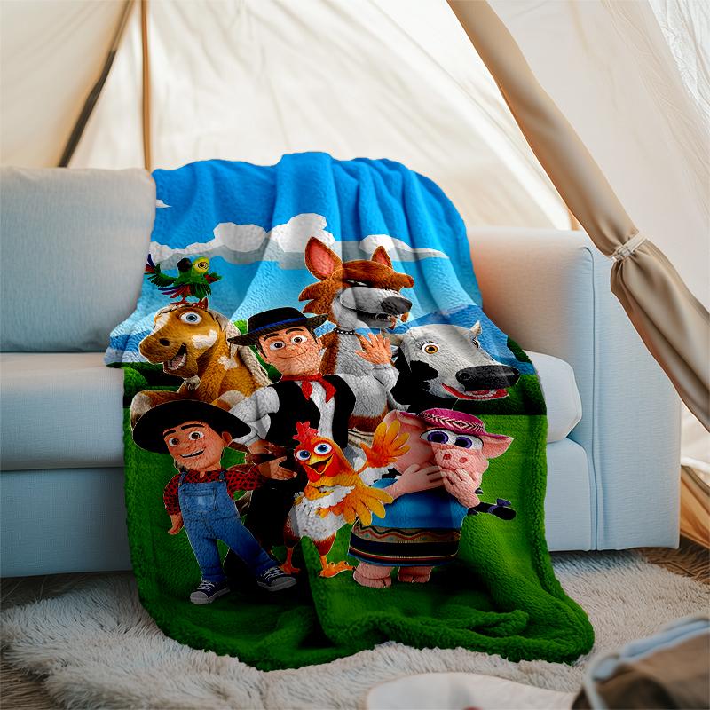La Granja de Zenón printed throw blanket—soft,warm;versatile blanket for all seasons—perfect as &air-conditioning throw,nap blanket