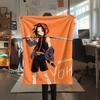 1 шт. Фланелевое одеяло с принтом «Король-шаман», Высококачественное, Удобное для всех сезонов, Декор для дома, Тепло и уют, Идеально для рождественских подарков154