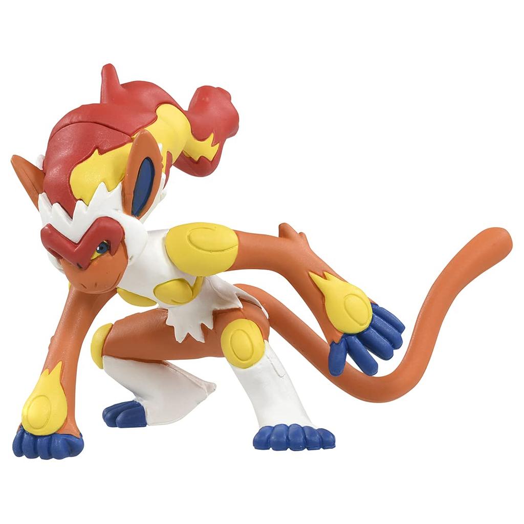Takara Tomy Moncolle Figure Ages 4 and Meets Toy Safety ST Mark TAKARA TOMY "Pokémon MS-59 Infernape" Pokémon Toy, Up, Standards, Certified, Pokémon