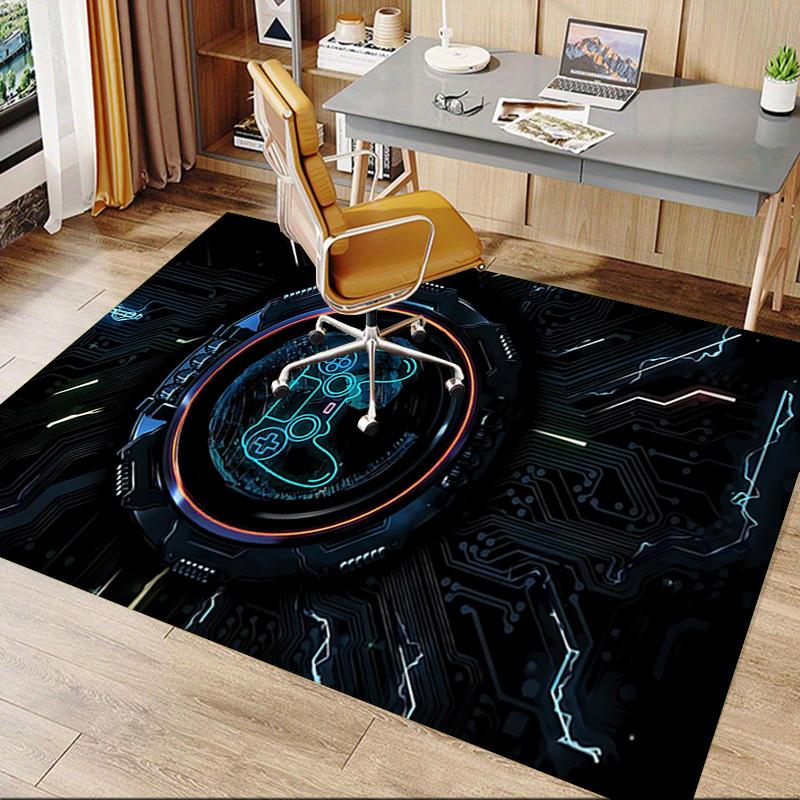 1PC gamepad circuit-board Carpet Office Rug Mat Home Decor Area Carpet Festival Gift Office desk chair carpet Longlasting Material