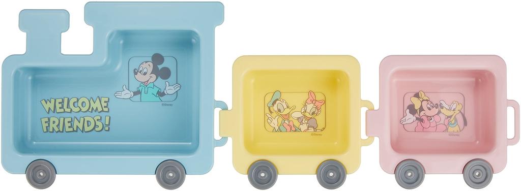 Nishiki Kasei Train Lunch Mickey Made In Japan Plate, Mouse,
