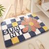 Japanese-Style For Home Toilet Floor Mat Bathroom Absorbent Non-Slip Mat Toilet Door Mat Bathroom Carpet Bathroom