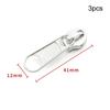 3pcs Metal Zipper Sliders Zipper Puller For Bag Jacket Coat Shoes DIY Sewing Craft Repair Kit Zipper Head Zip Accessories