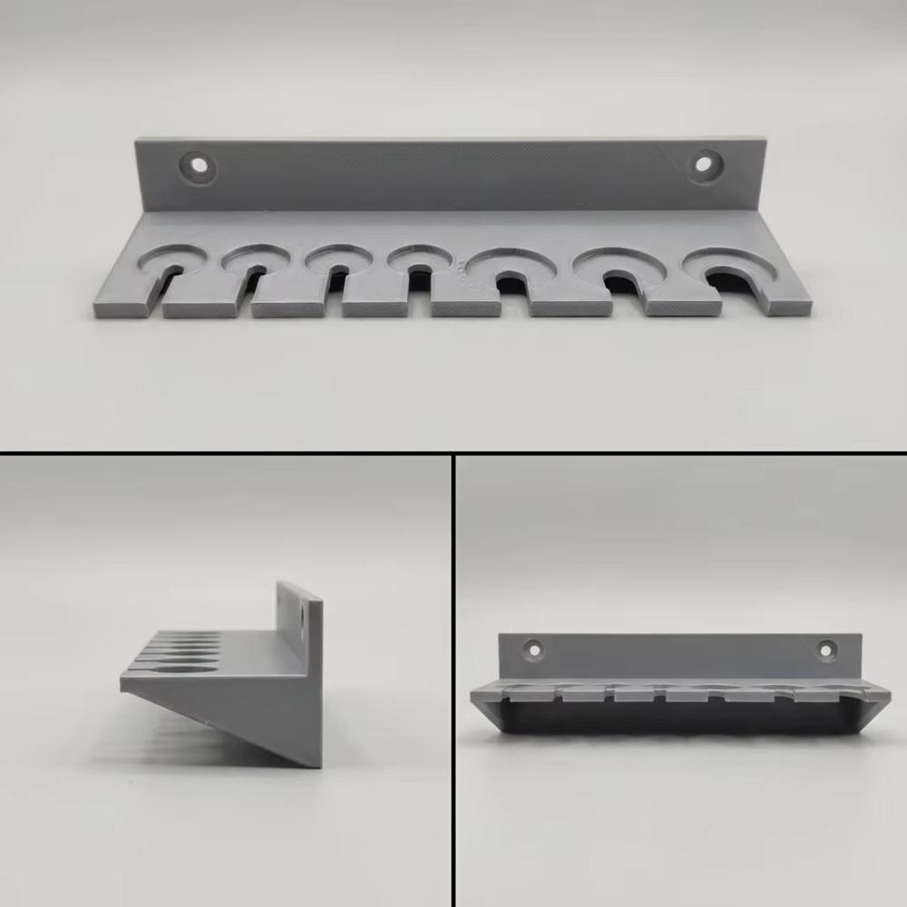 Wall Mounted Tool Rack No Drill Design Screwdriver Holder Parts Organizer for Outdoor Repair