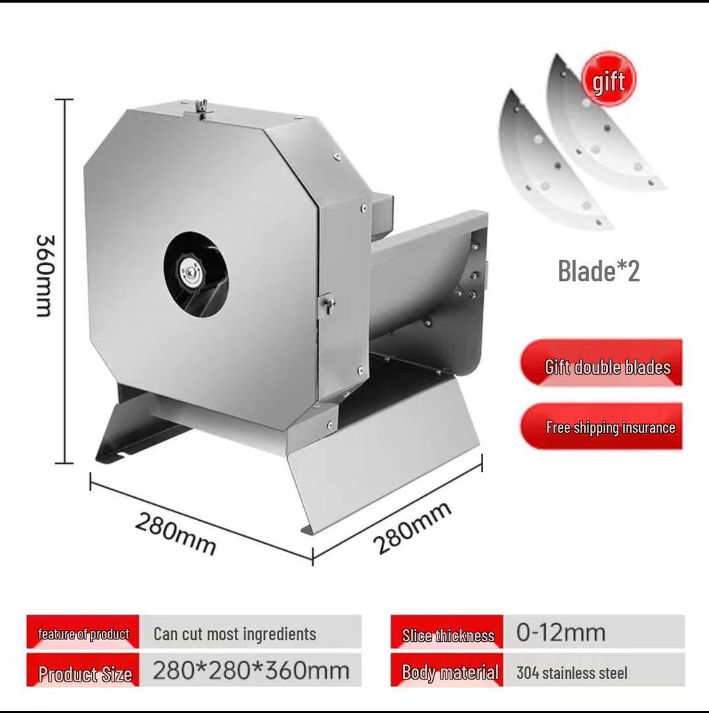 Ручная электрическая slicer из нержавеющей стали для фруктов и овощей