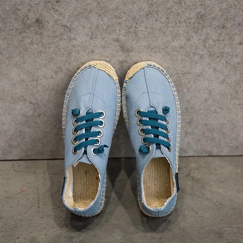 Мужская обувь Hemp Fisherman 2024, новые дышащие эспадрильи, балетки, однотонные мокасины, повседневная обувь для мужчин, Zapatos De Hom uik90