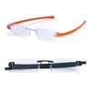 Очки RSINC Combo Rimless Frame для унисекс Серебристо-оранжево-черные Черная бирка A1 JL186701736655
