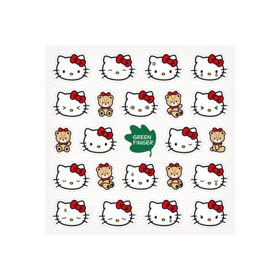 Green Finger Infant Hello Kitty Mild Sun Cushion SPF50+ PA++++, 14g, 2 Pieces, a Popular Character In Korea